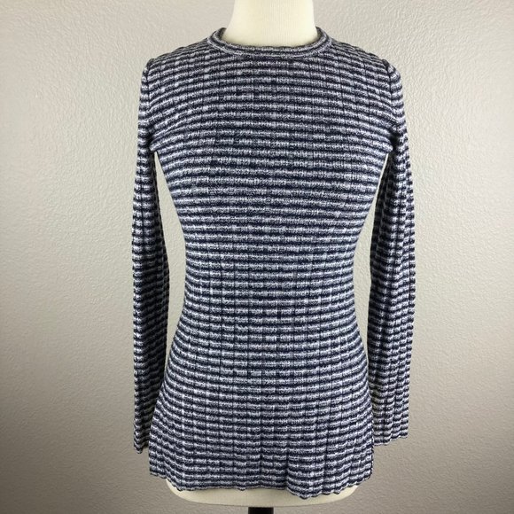 Theory Women's Belira Evian Stretch Wool Tunic Pullover Sweater - S / P - Picture 4 of 7